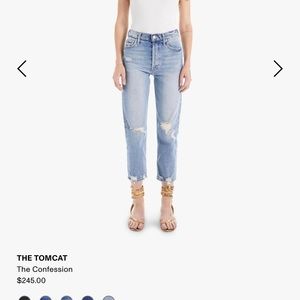 Brand new, without tags MOTHER The Tomcat the confession jeans.